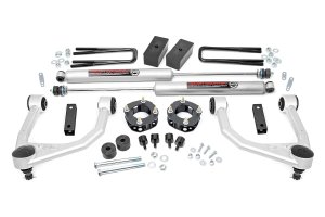Toyota Tundra Suspension Lift Kit - Front + Rear - Rough Country - 3.5 Inch Lift Kit + N3 Nitrogen-charged shocks - '07-'21